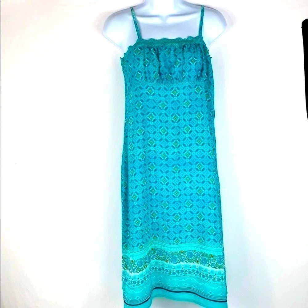 Jonathan Martin Blue Summer spaghetti strap Dress SZ 5